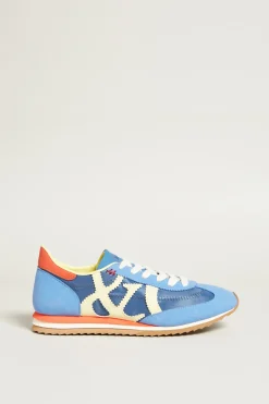 Sneakers con cuciture - Blu Gialle Rosse