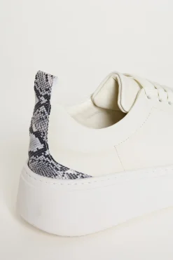 Sneakers in pelle - Bianco