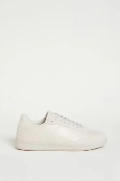 Sneakers in pelle - Bianco Grigio