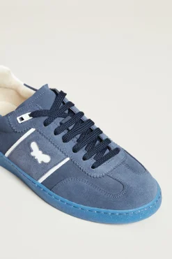 Sneakers in pelle scamosciata - Blu