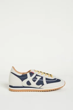 Sneakers in tessuto - Bianco Blu