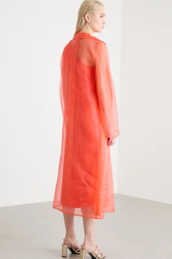 Spolverino in organza - Arancione