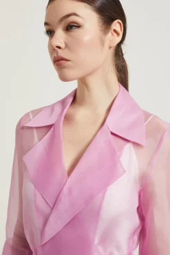 Spolverino in organza - Rosa