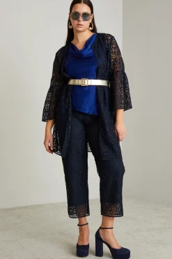 Spolverino in pizzo - Blu Notte