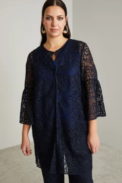 Spolverino in pizzo - Blu Notte