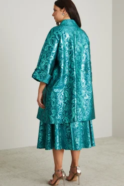 Spolverino jacquard - Verde