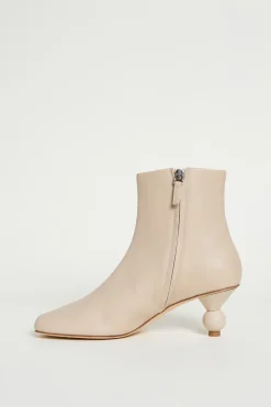 Stivaletto in pelle - Beige