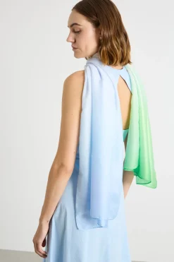Stola dégradé - Azzurro Verde