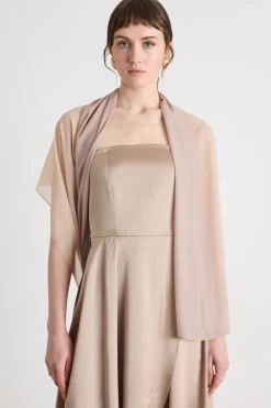 Stola sfumata - Beige Rosa