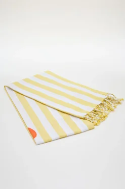 Telo da mare leggero - Giallo