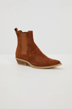 Texani in pelle - Caramello