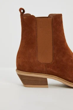 Texani in pelle - Caramello