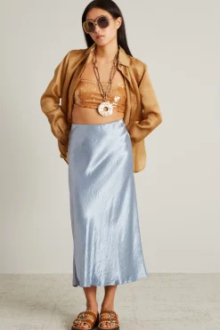 Top a fascia con paillettes - Oro
