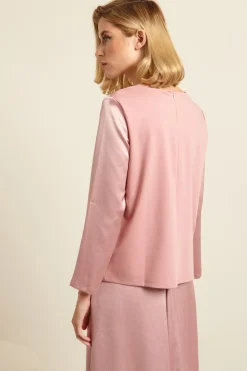 Top con maniche lunghe - Rosa