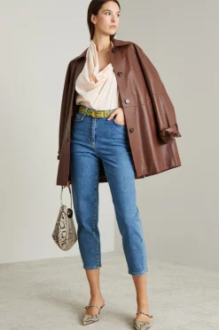 Top con nodo - Rosa