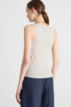 Top a costine - Beige