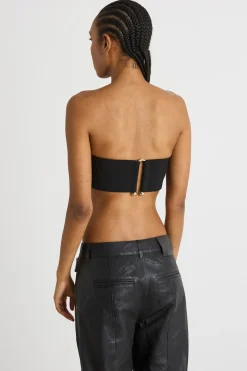 Top a fascia - Nero