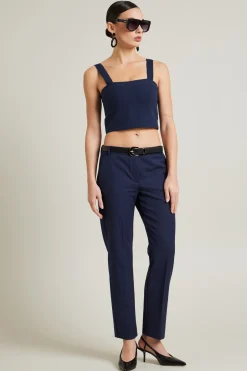 Top bustier - Blu