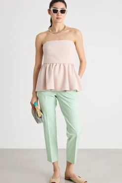 Top bustier in sablé - Rosa