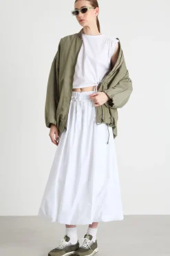 Top con coulisse - Bianco