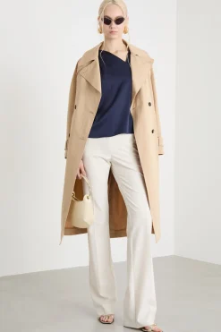 Top con scollo asimmetrico - Blu