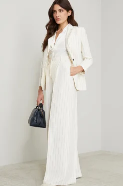 Top con scollo a V - Bianco