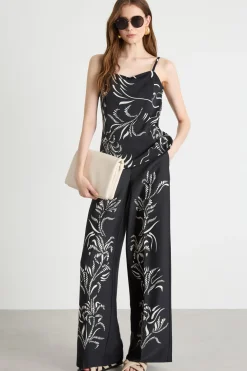 Top con stampa - Nero Bianco