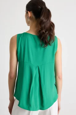 Top fluido asimmetrico - Verde