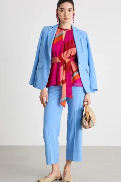 Top halterneck in georgette - Rosa