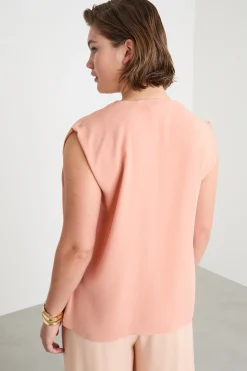 Top in cady leggero - Rosa