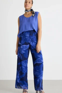 Top in crepe de chine - Bluette