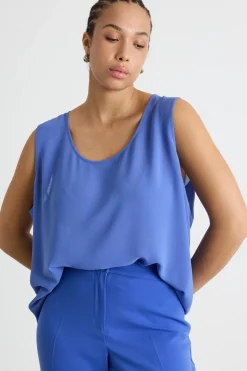 Top in georgette - Bluette