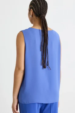 Top in georgette - Bluette