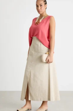 Top in georgette - Rosa