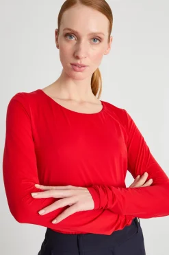 Top in in jersey calza - Rosso