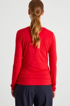 Top in in jersey calza - Rosso