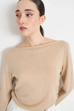 Top in jersey - Beige