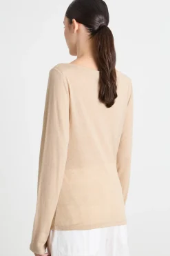 Top in jersey - Beige