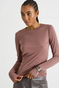 Top in jersey leggero - Rosa