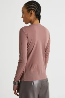 Top in jersey leggero - Rosa