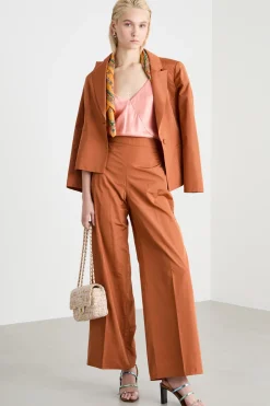 Top in raso - Rosa