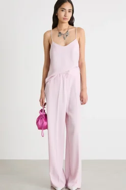 Top in raso - Rosa