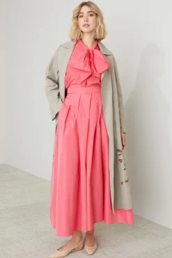 Top in taffettà - Rosa