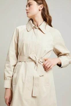 Trench con cintura - Beige Chiaro