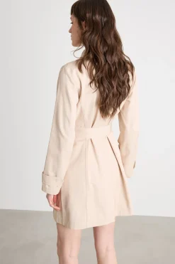 Trench in gabardina antigoccia - Beige