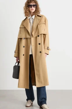 Trench 3-in-1 in gabardina antigoccia - Cammello