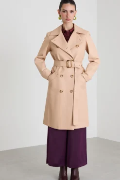 Trench in nappa - Beige