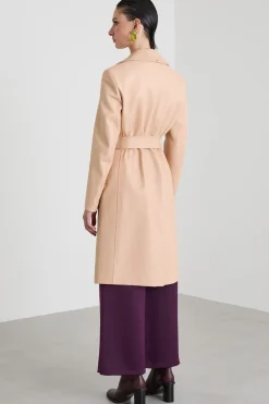 Trench in nappa - Beige