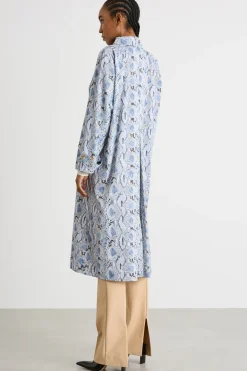Trench in raso antigoccia - Animalier