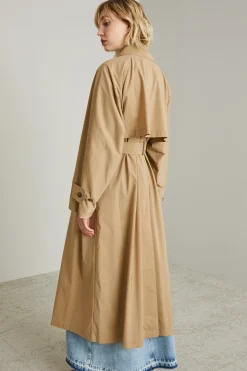 Trench in taffetà leggera - Beige